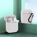 Etui na słuchawki do Apple AirPods I/II biały