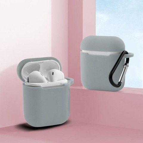 Etui na słuchawki do Apple AirPods I/II szary