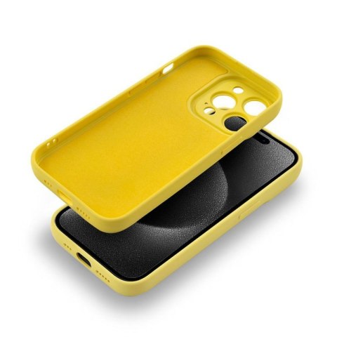 Etui SOFTY do Apple iPhone 15 PRO żółty