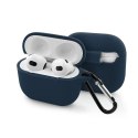 Etui na słuchawki do Apple Airpods III granatowy BOX