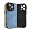 Etui SUEDE do Apple iPhone 11 niebieski