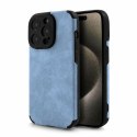 Etui SUEDE do Apple iPhone 11 niebieski