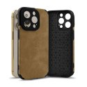 Etui SUEDE do Apple iPhone 13 PRO kawowy