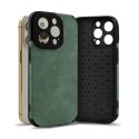 Etui SUEDE do Apple iPhone 13 PRO zielony