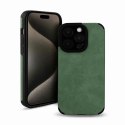 Etui SUEDE do Apple iPhone 13 PRO zielony