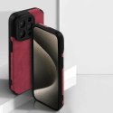 Etui SUEDE do Apple iPhone 7/8 bordo