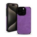 Etui SUEDE do Apple iPhone 7/8 fioletowy