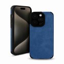 Etui SUEDE do Apple iPhone 7/8 granatowy