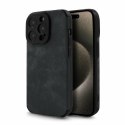 Etui SUEDE do Apple iPhone XR czarny