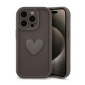 Etui HEARTS do Samsung S21 FE kawowy