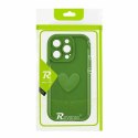 Etui HEARTS do Samsung A55 zielony