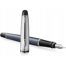 Pióro wieczne Expert Deluxe Metalic grafitowy F CT 2187688 WATERMAN