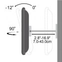 Uchwyt ścienny LCD/LED 42-70cali regulowany, 70kg, czarny