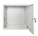 Szafa instalacyjna rack wisząca 19 cali 6U+3U 540x200 niskoprofilowa (złożona) szara