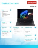 Ultrabook ThinkPad T14s G6 W11Pro 7 PRO 360/32GB/512GB/INT/14.0 WUXGA/Black/3YRS Premier Support + CO2 Offset