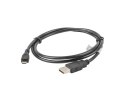 Kabel USB 2.0 micro AM-MBM5P 1M czarny