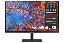 Monitor 32 cale ViewFinity S80PX IPS 3840x2160 UHD 16:9 1xHDMI 1xDP 1xUSB-C (90W) 3xUSB 3.0 LAN 5ms PinP/PbyP 60Hz HAS+PIV płask