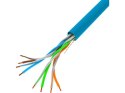 Kabel UTP Kat.5E CU 305 m drut FLUKE LCU5-12CU-0305-B niebieski