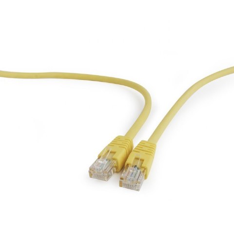 Patch cord kat.5e osłonka zalewana 0.5M żółty