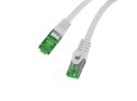 Patchcord kat.7 S/FTP LSZH CU 0.5m szary fluke passed