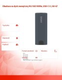 Obudowa na dysk zewnętrzny M.2 SSD NVMe, USB-C 3.1, AK-67