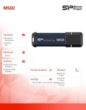 Dysk zewnętrzny SSD MS60 500GB USB 3.2 600/500MB/s