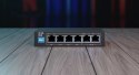 Switch KRIOS PoE 4x Gigabit PoE/PoE+, 2x RJ45 Uplink Gigabit, 60W